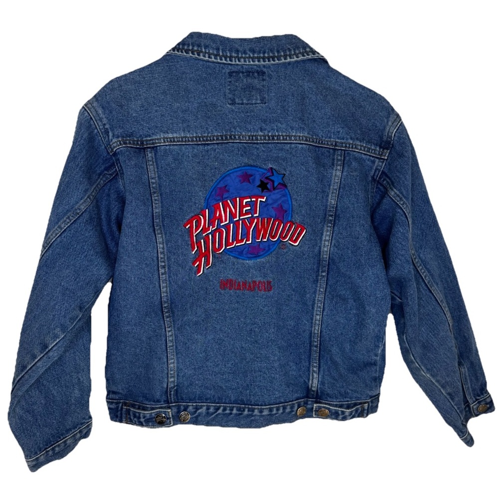 Vintage Planet Hollywood Indianapolis Denim Jacket